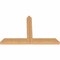 Ekena Millwork Portland Timber Gable Bracket, Western Red Cedar, 60"W x 40"H x 3 1/2"D x 5 1/2"F, 16/12 Pitch GBW060X40X0406POR00SWR - alternate 3